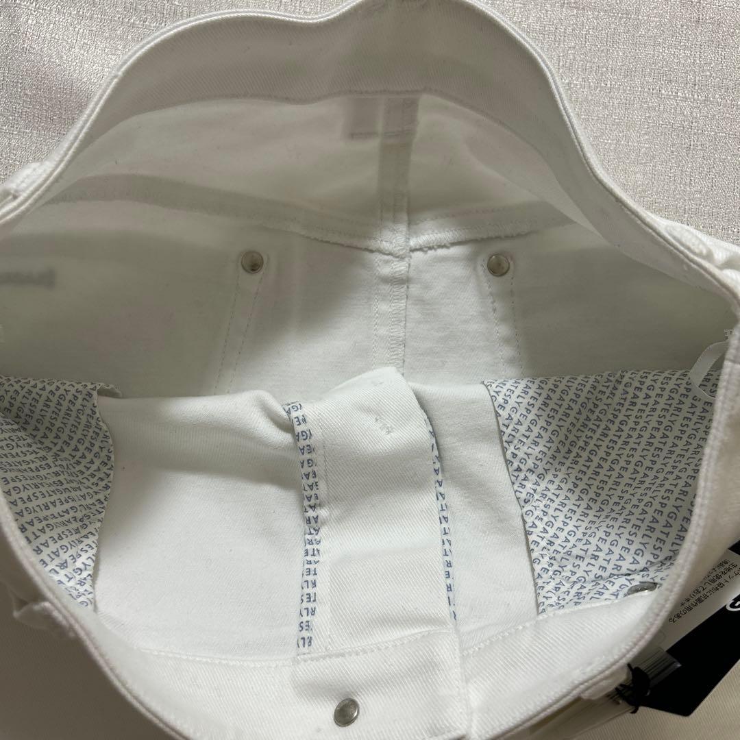 パーリーゲイツ ☆新品タグ付き☆レディースsize２パワフルコットンストレッチ白