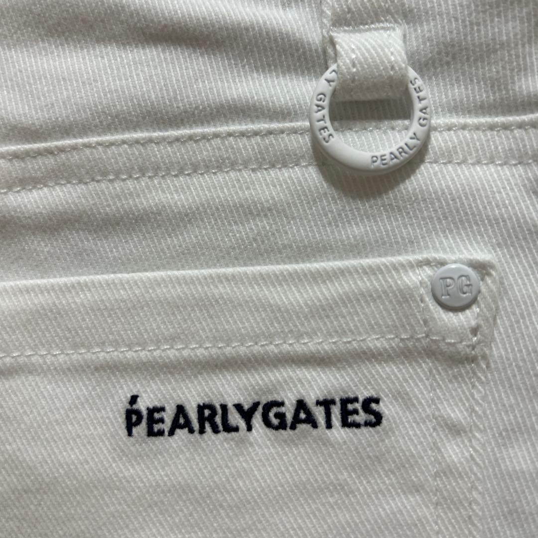 パーリーゲイツ ☆新品タグ付き☆レディースsize２パワフルコットンストレッチ白