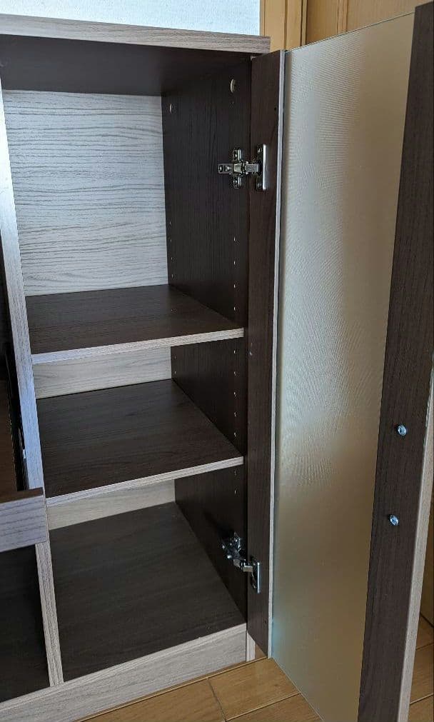 ニトリ　レンジ台　ブラウン　一人暮らしに