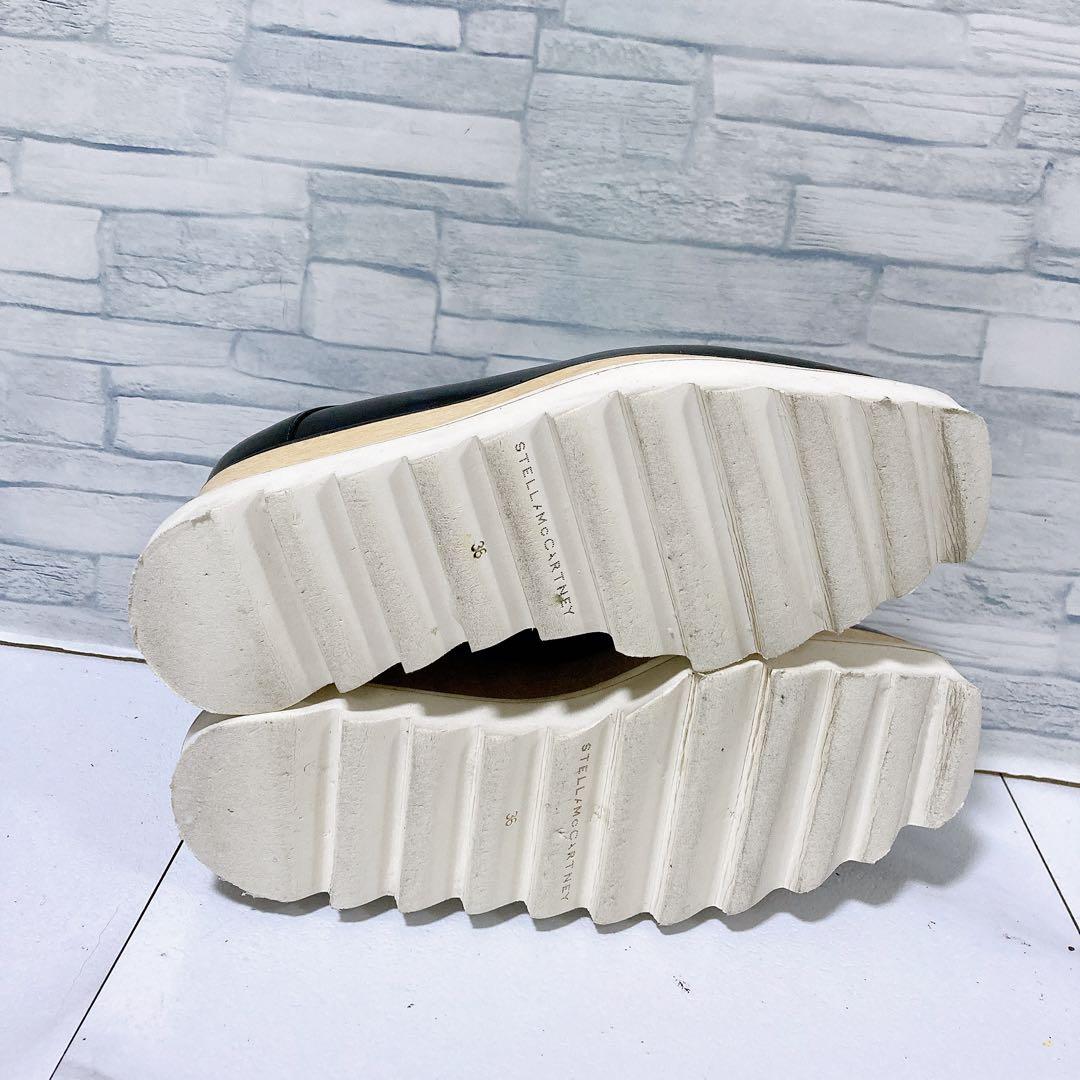 ステラマッカートニー エリス 厚底 プラットフォーム ブラック 黒 23 36