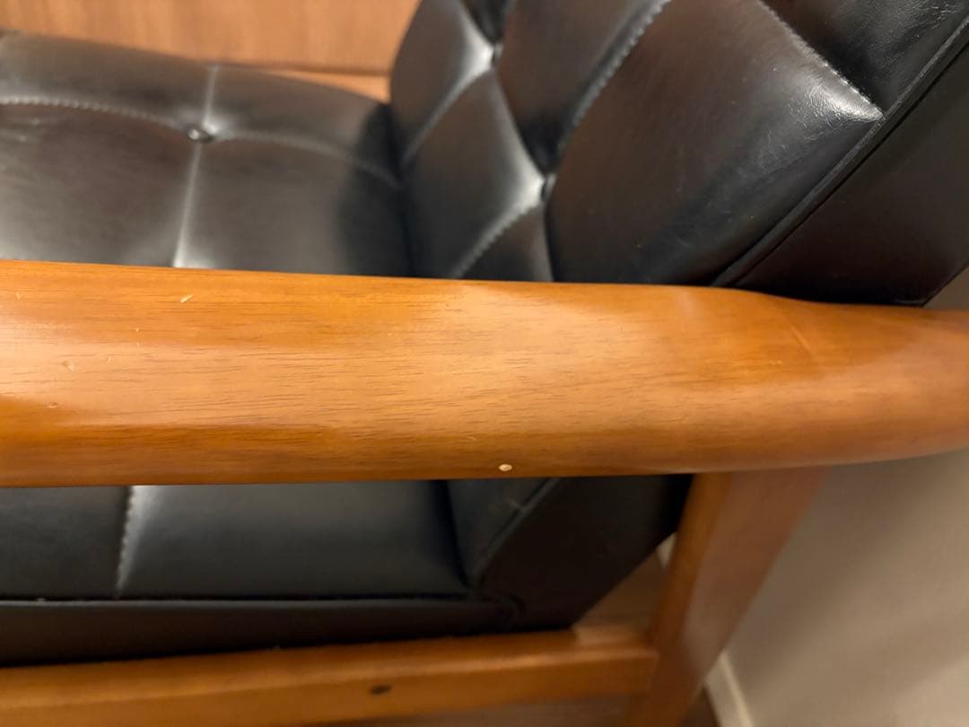 カリモク60 Kチェア 1シーター スタンダードブラック W36170BW