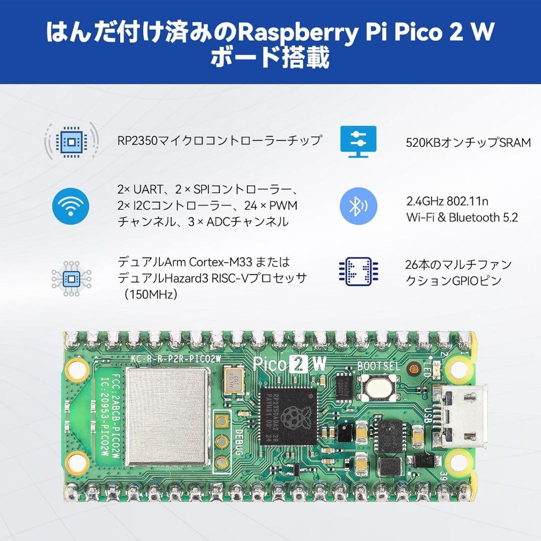 Raspberry Pi Pico 2 W 究極スターターキット