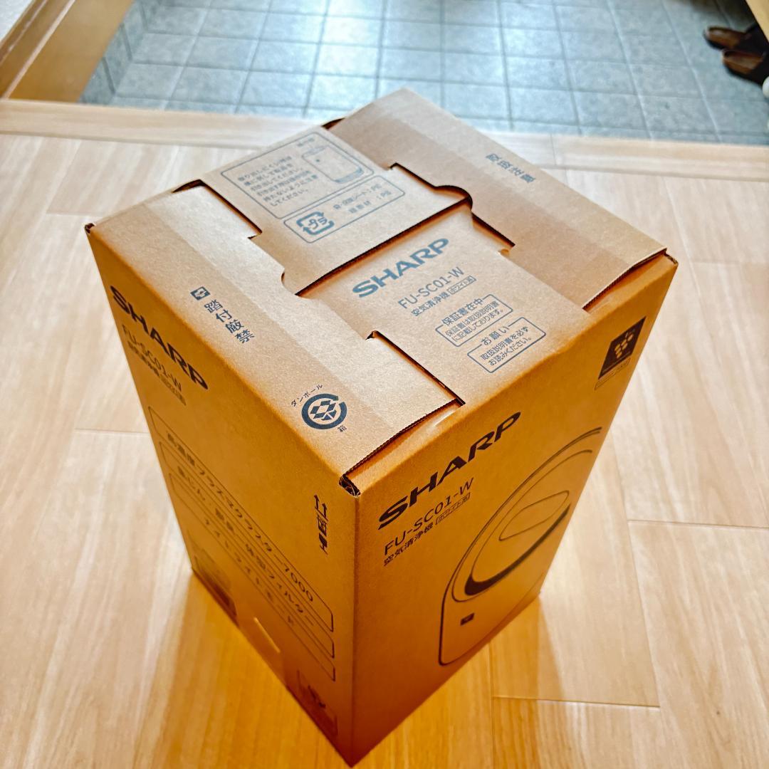 シャープ 空気清浄機 FU-SC01-W プラズマクラスター7000 コンパクト