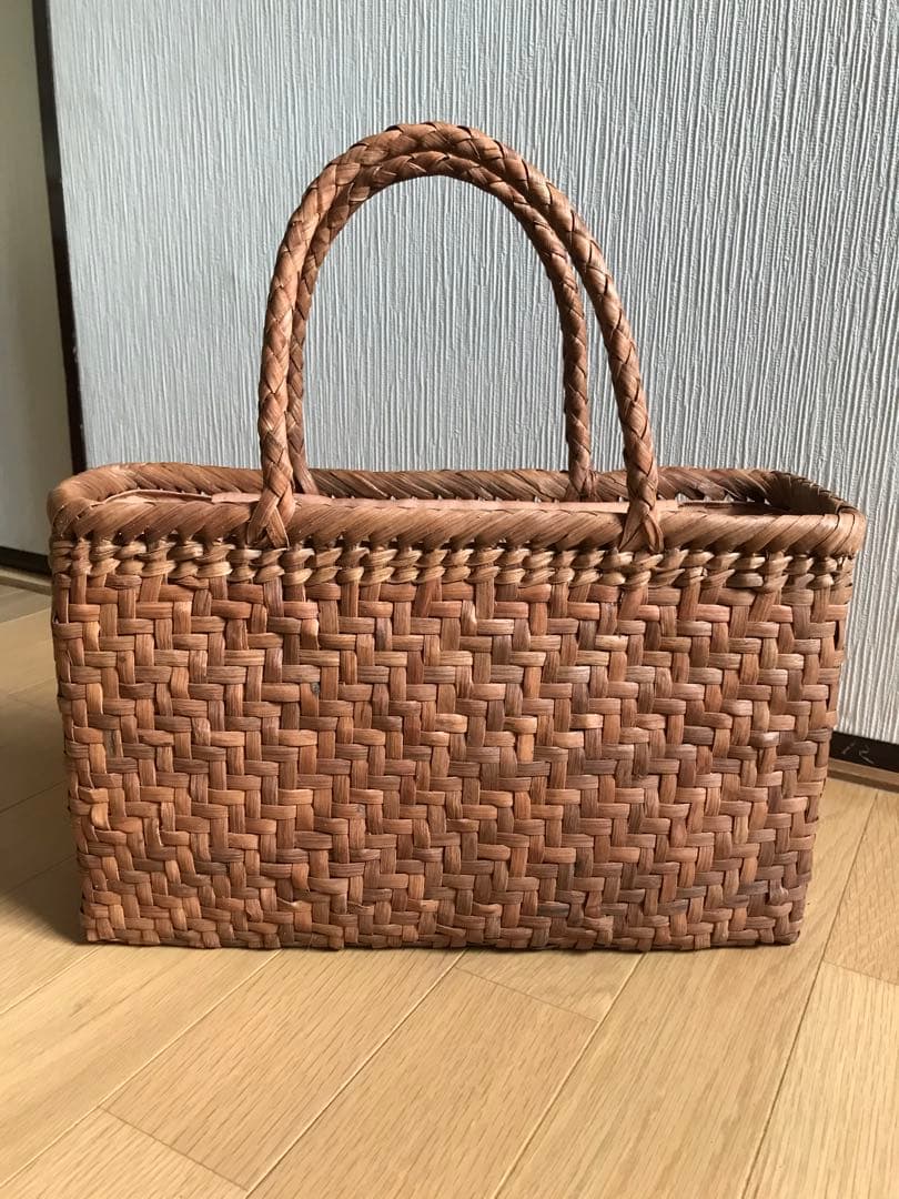 山葡萄かごバッグ　国産