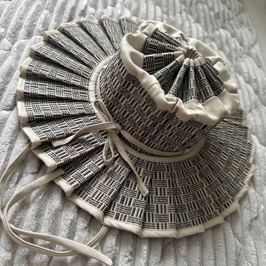 定価¥22000 LORNA MURRAY ブラックとホワイトのチェック柄