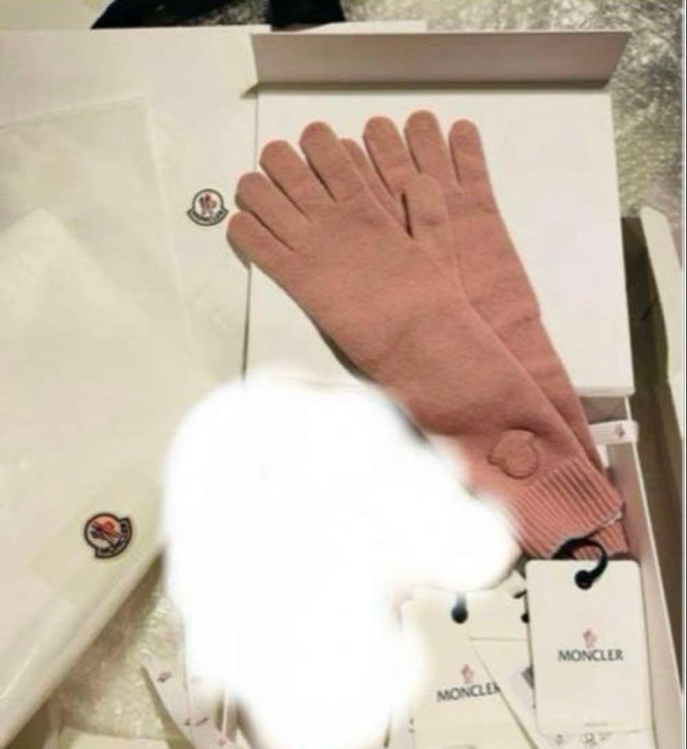 モンクレール　カシミア　手袋　グローブ　新品未使用　ギフトボックス