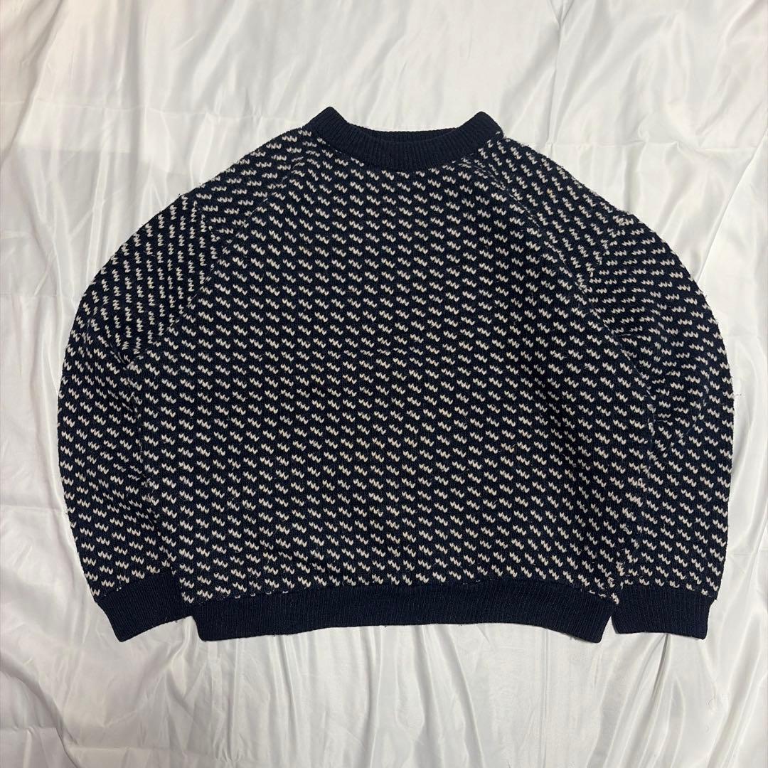 か*ん様 80s L.L.Bean BIRDS EYE Wool Sweater