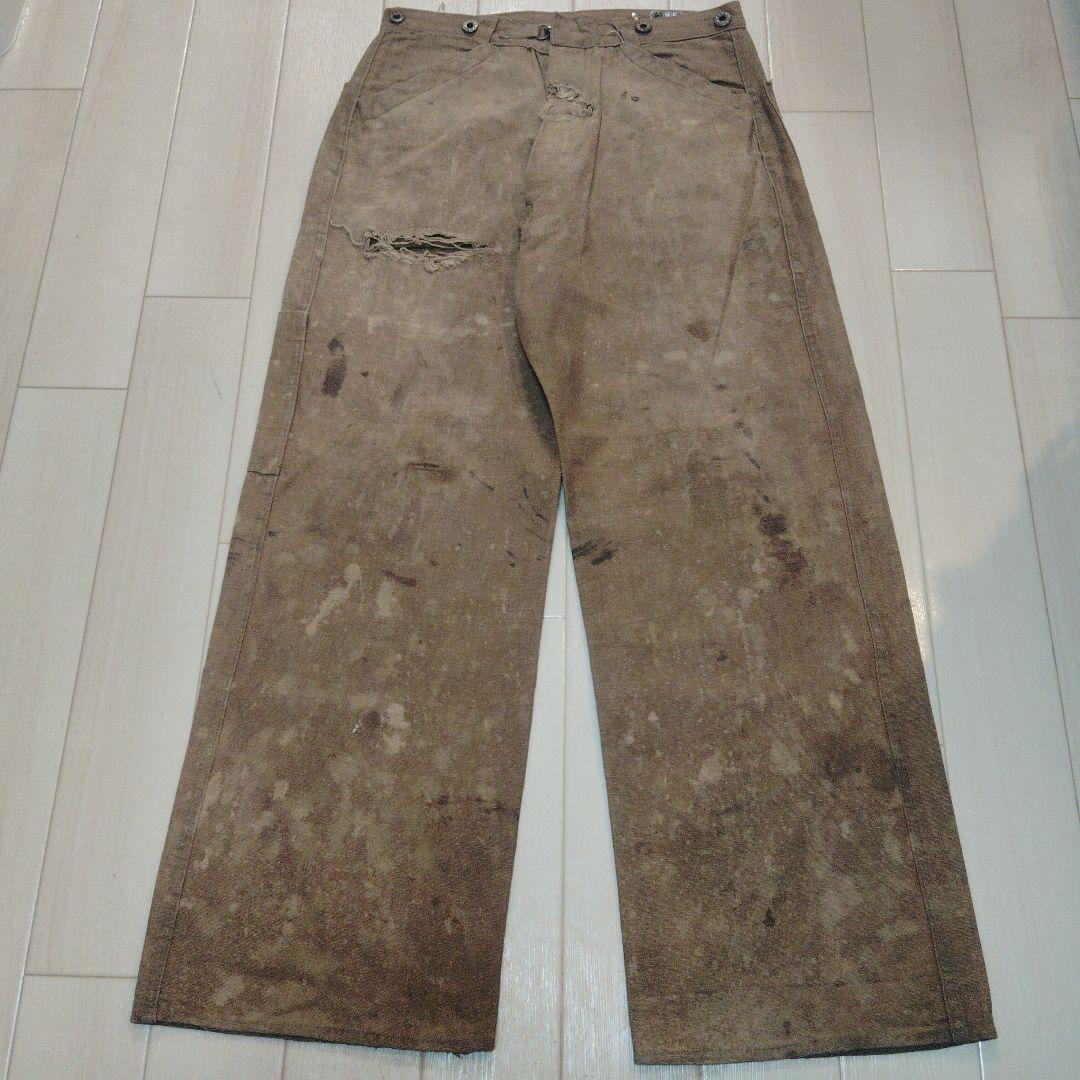 o*y様 40's　ミリタリーパンツ月桂樹ボタン