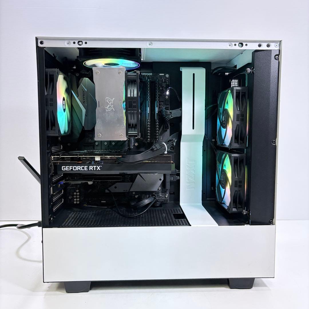 ゲーミングPC i7 8700K RTX3060 人気のNZXT AI画像生成も