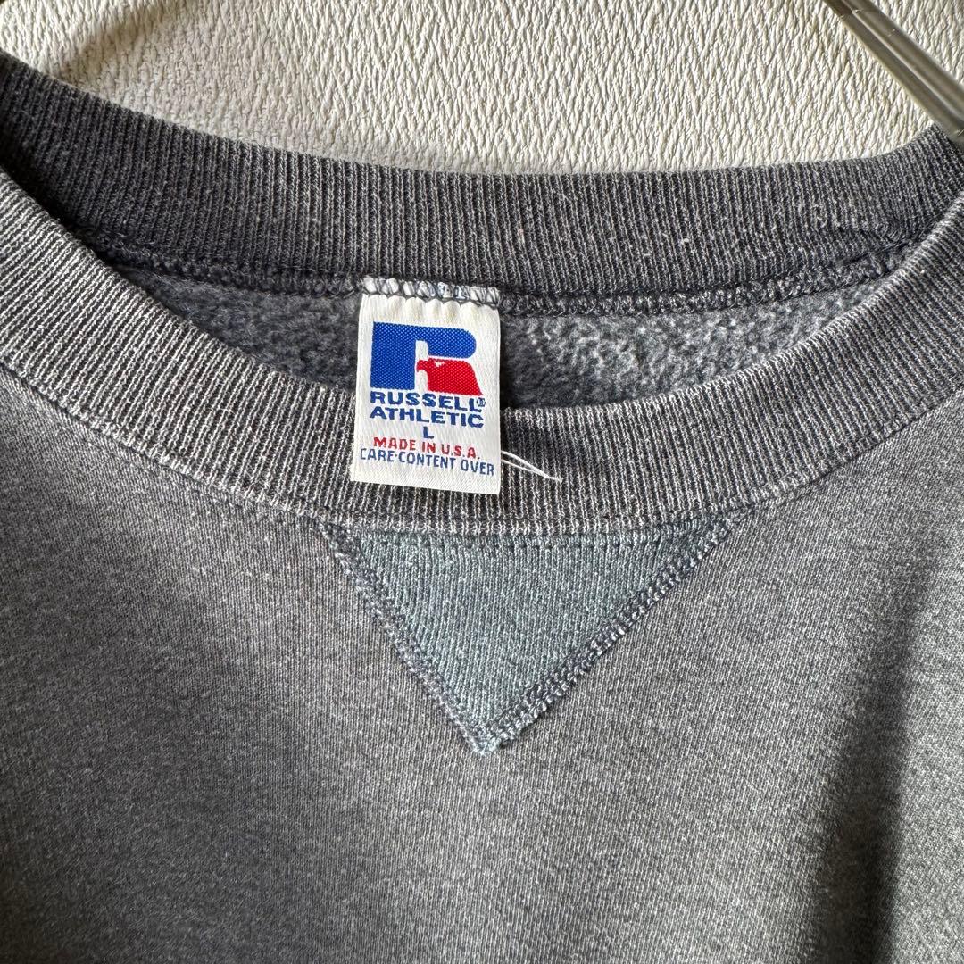 ダ*ム様 超激レア ツートン 90s USA製 RUSSELL plain 無地
