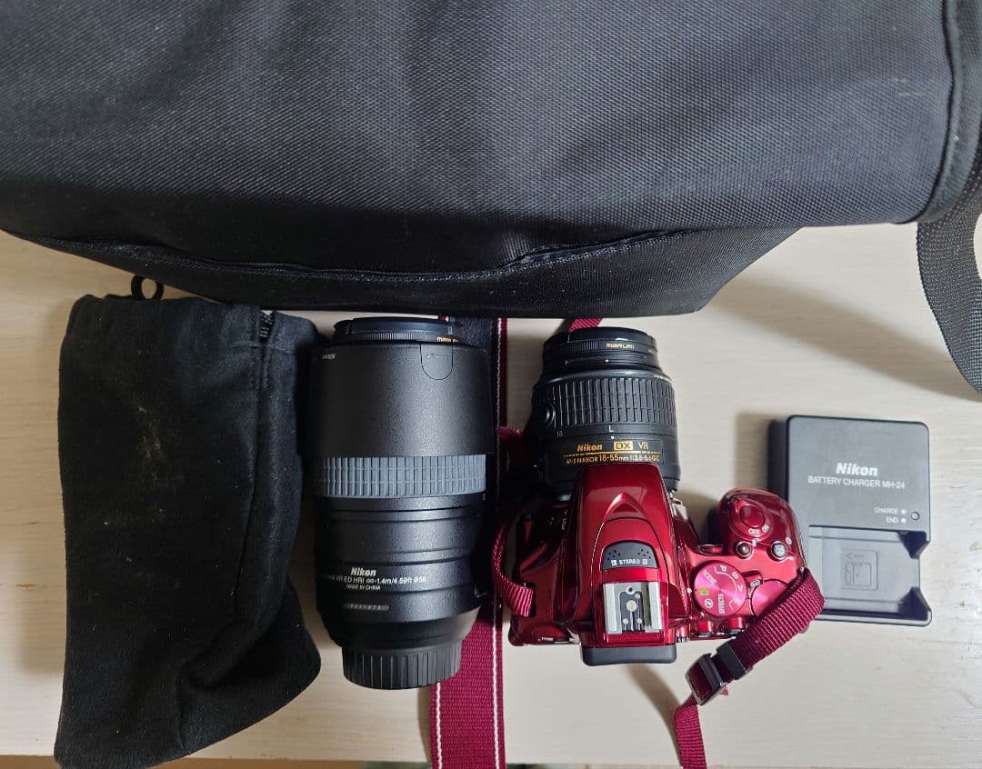 Nikon ダブルズームキット D5500 レッド