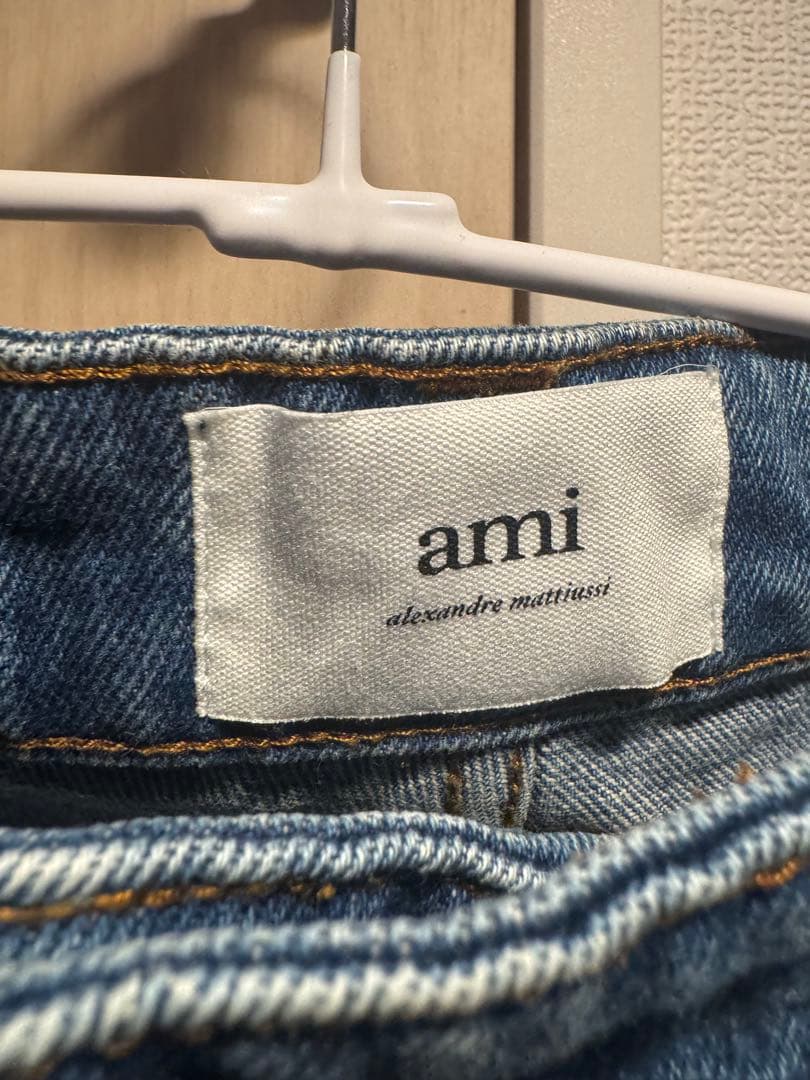 AMI Parisデニム ショートパンツ ブルー