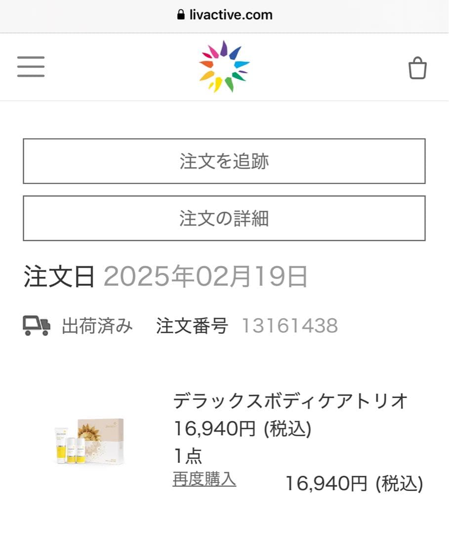 ENVIRON ボディケアシリーズ 3点セット