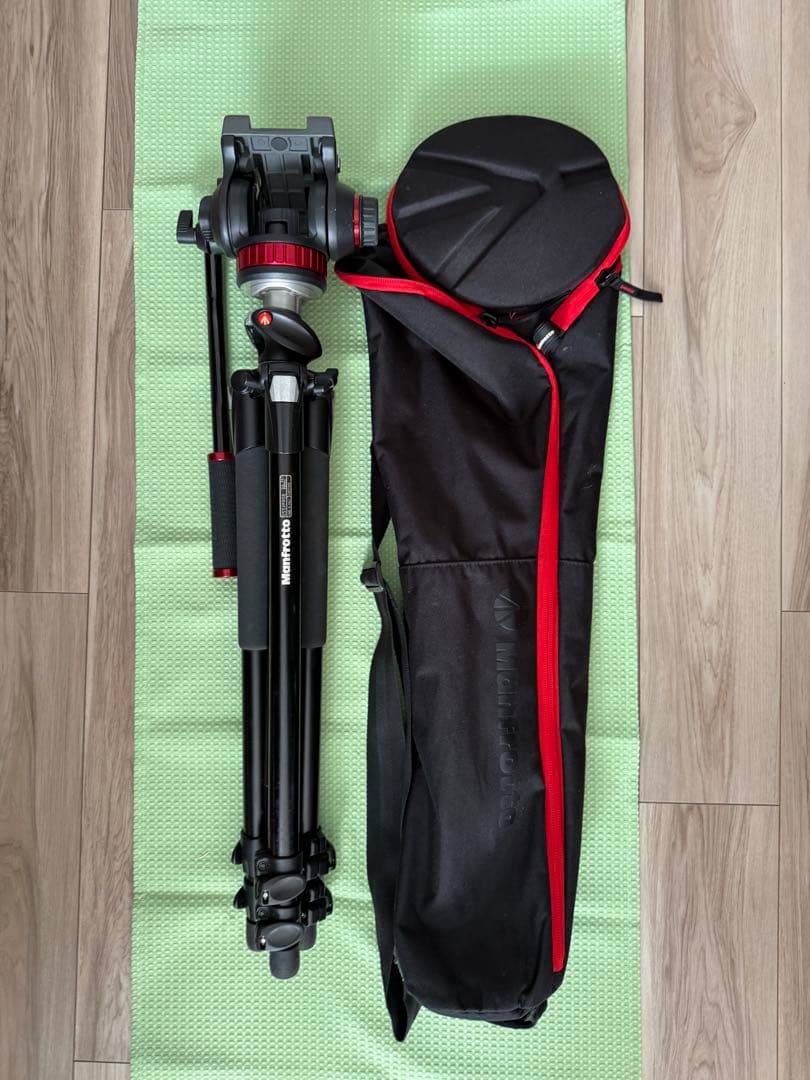 Manfrotto マンフロット 055XproB アルミ三脚+雲台+ケース