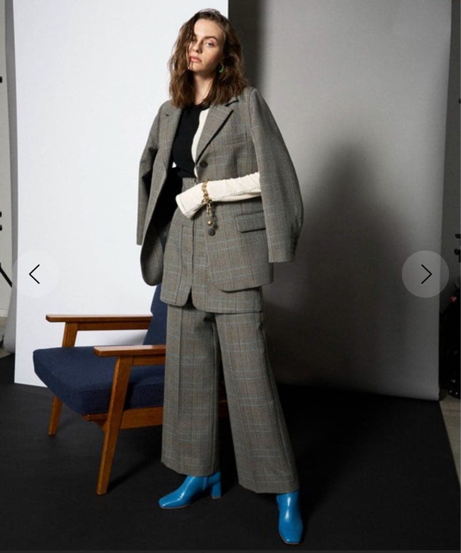 MAISON SPECIAL スリーブアウト2WAYジャケット 38 チェック