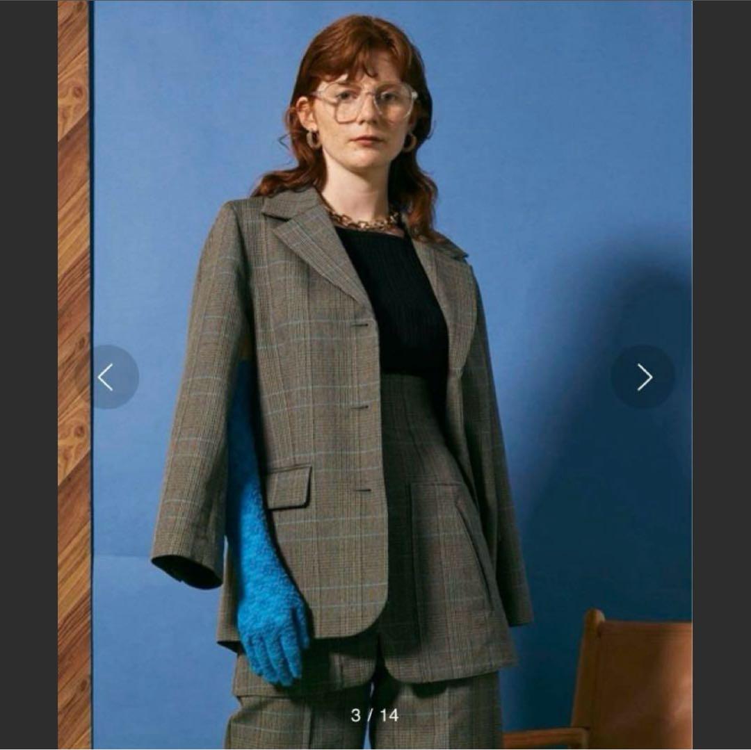 MAISON SPECIAL スリーブアウト2WAYジャケット 38 チェック