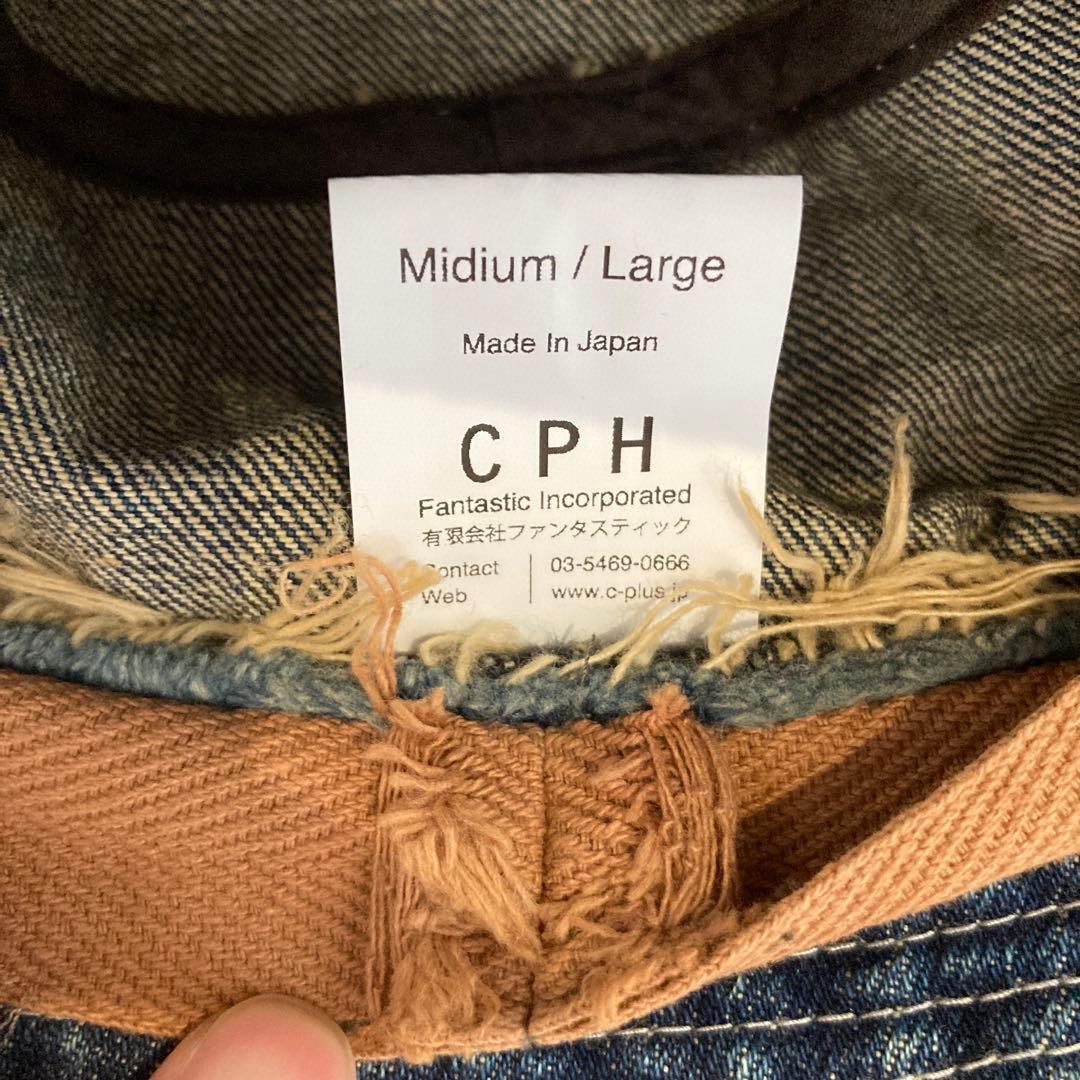 CPH×カワシマタカヒロ　別注　フルバケットハットデニム　キネマ　kinema