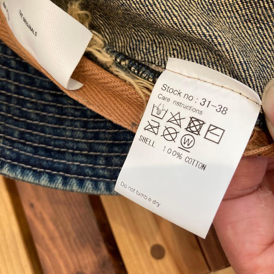 CPH×カワシマタカヒロ　別注　フルバケットハットデニム　キネマ　kinema