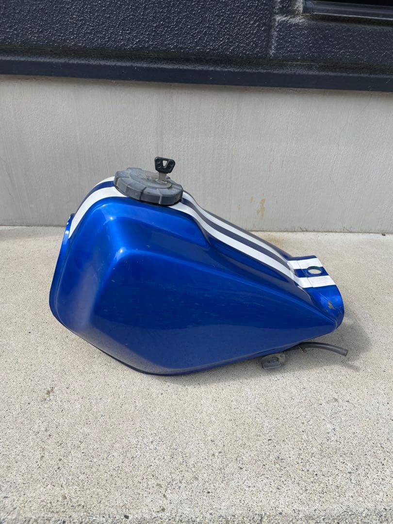 最終値下げ! ヤマハ TW タンク 青 白ストライプ YAMAHA