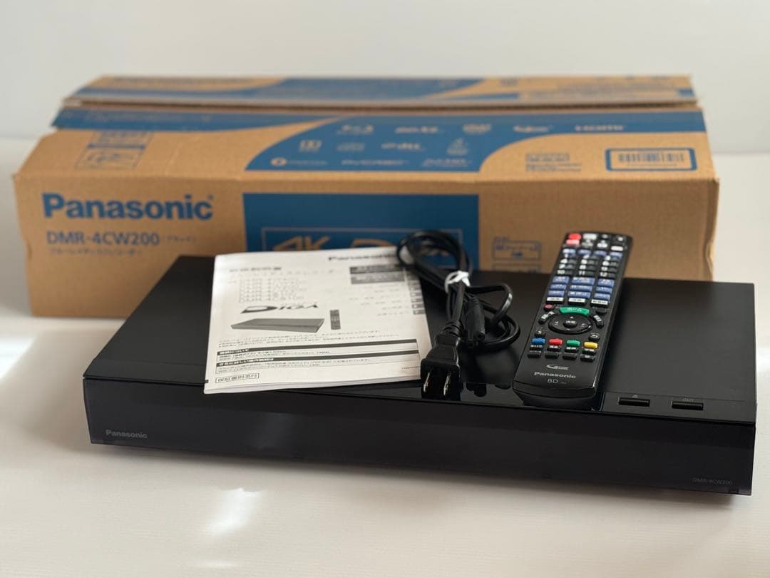 DMR-4CW200 ブルーレイディスクレコーダー　パナソニック
