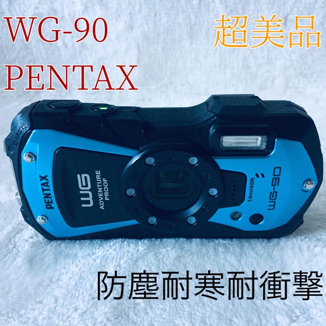 超美品 注釈 PENTAX WG-90 タフカメラ 現場 防塵 耐衝撃 無線