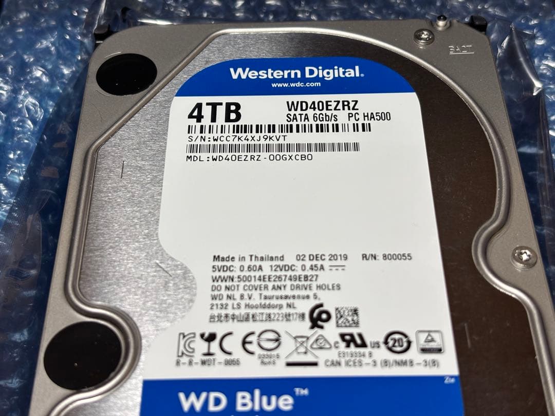 M*x様 Western Digital WD Blue 4TB WD40EZR