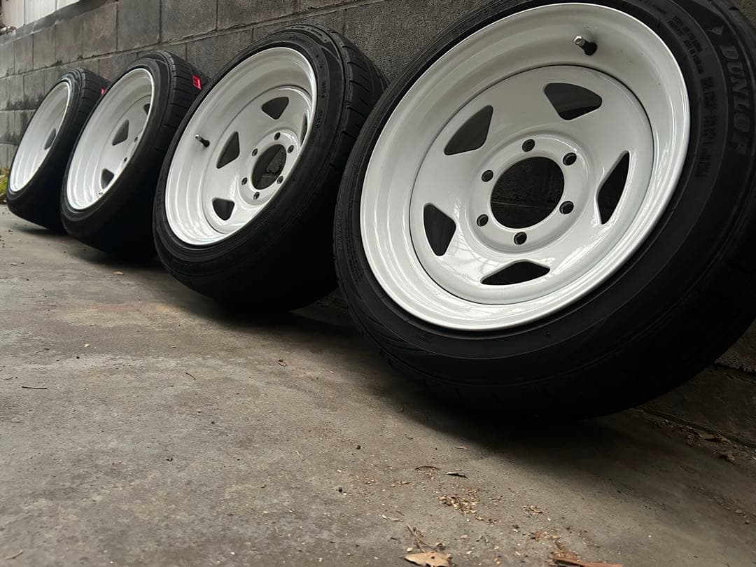 ESB TC-01 ホイール.タイヤセット6穴　中古 8.0j 16in＋15