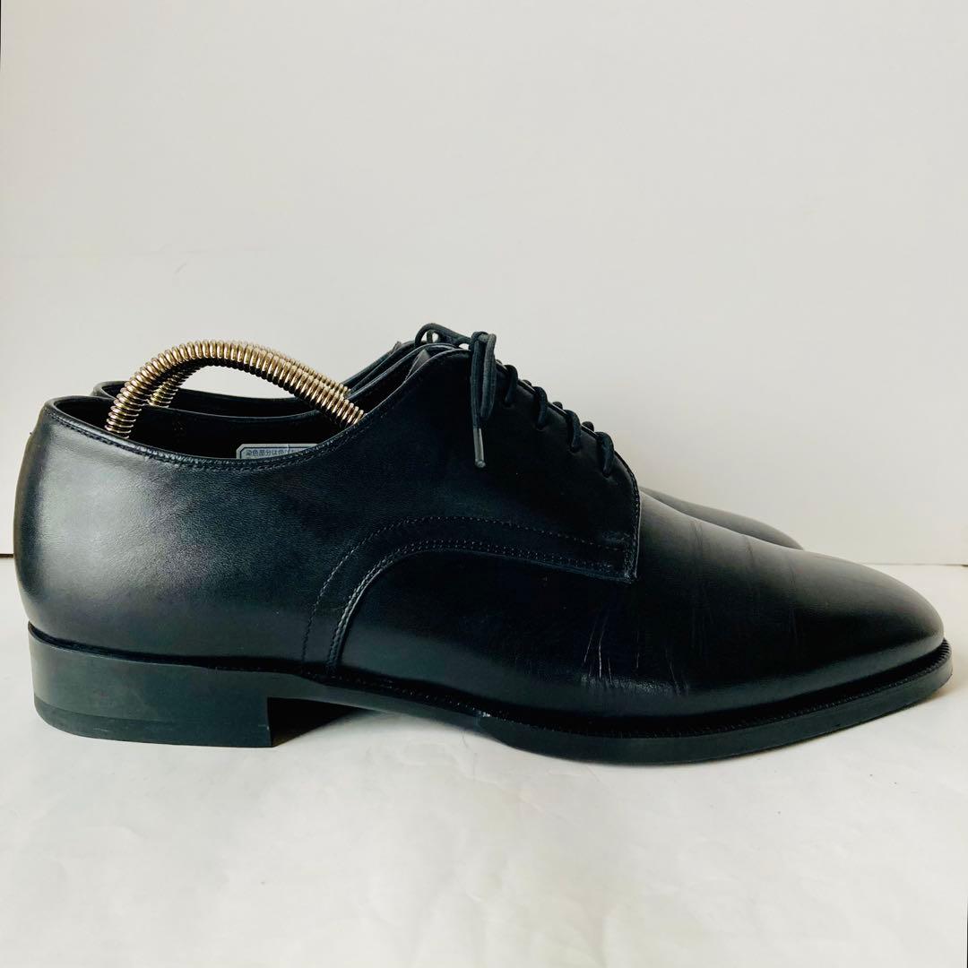 【美品】REGAL リーガル 黒 プレーントゥ 24.5cm 除菌・消臭済み