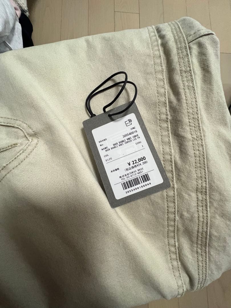 パンツ CONZ DUCK DOUBLE KNEE CURVED LEG PANTS