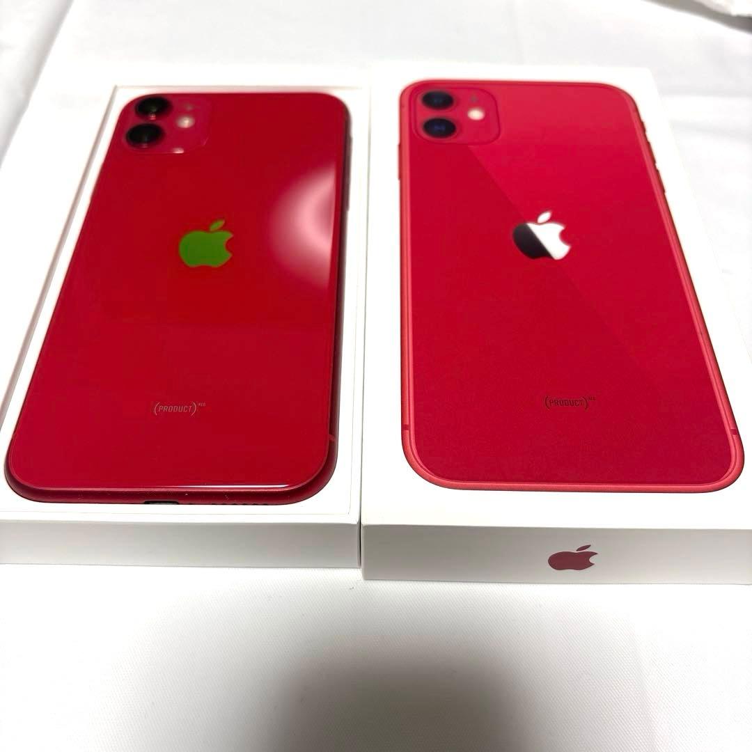 iPhone11 本体　64GB レッド箱付き
