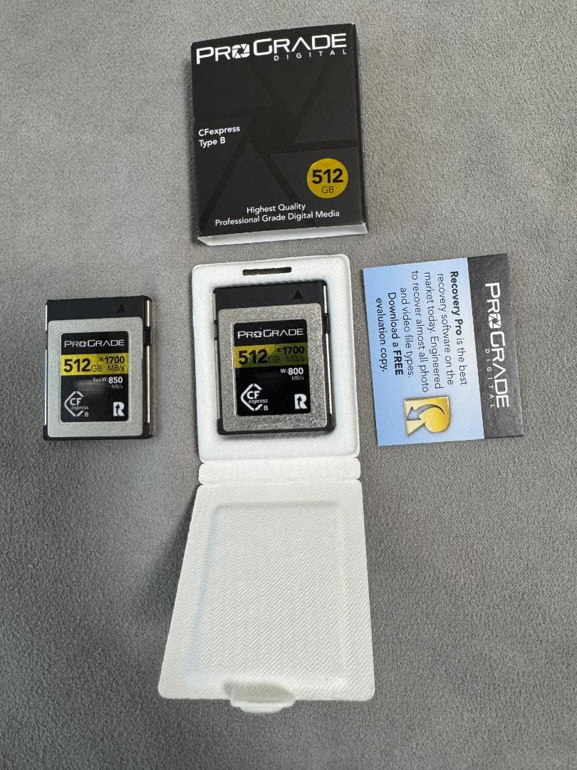 【もえ】ProGrade 512GB CFexpress 2枚