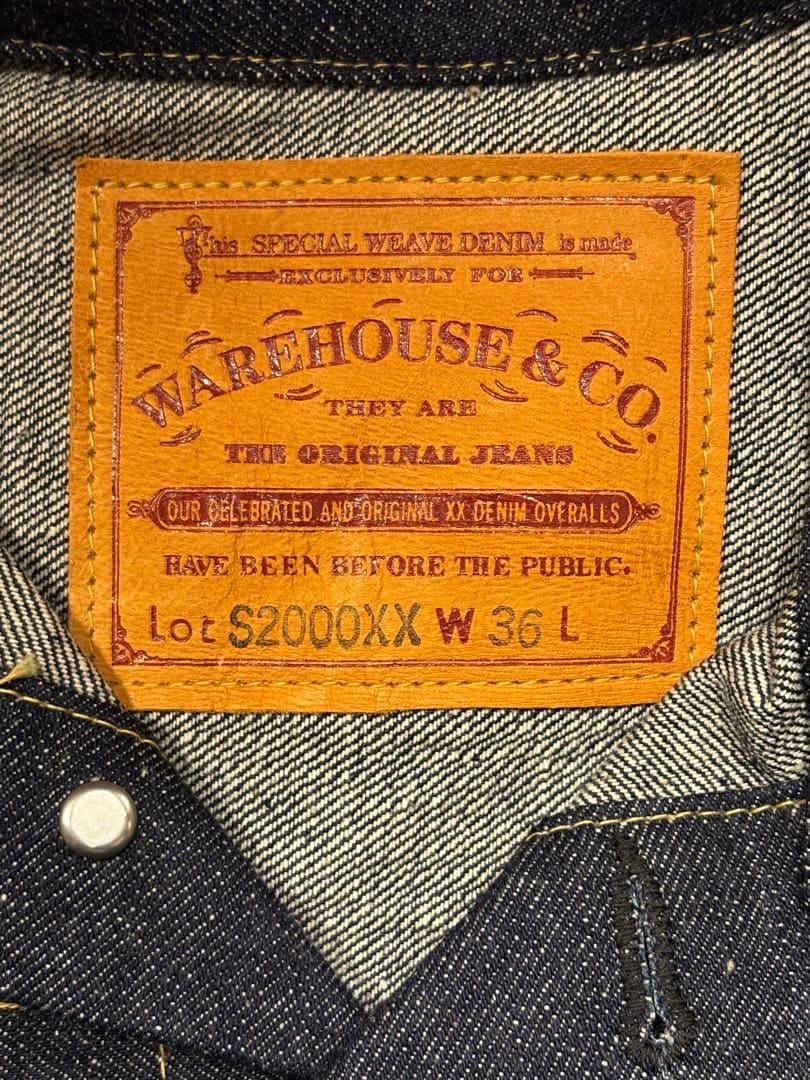 新品・未着用ウエアハウス S2000Xデッドストックブルー36大戦モデル