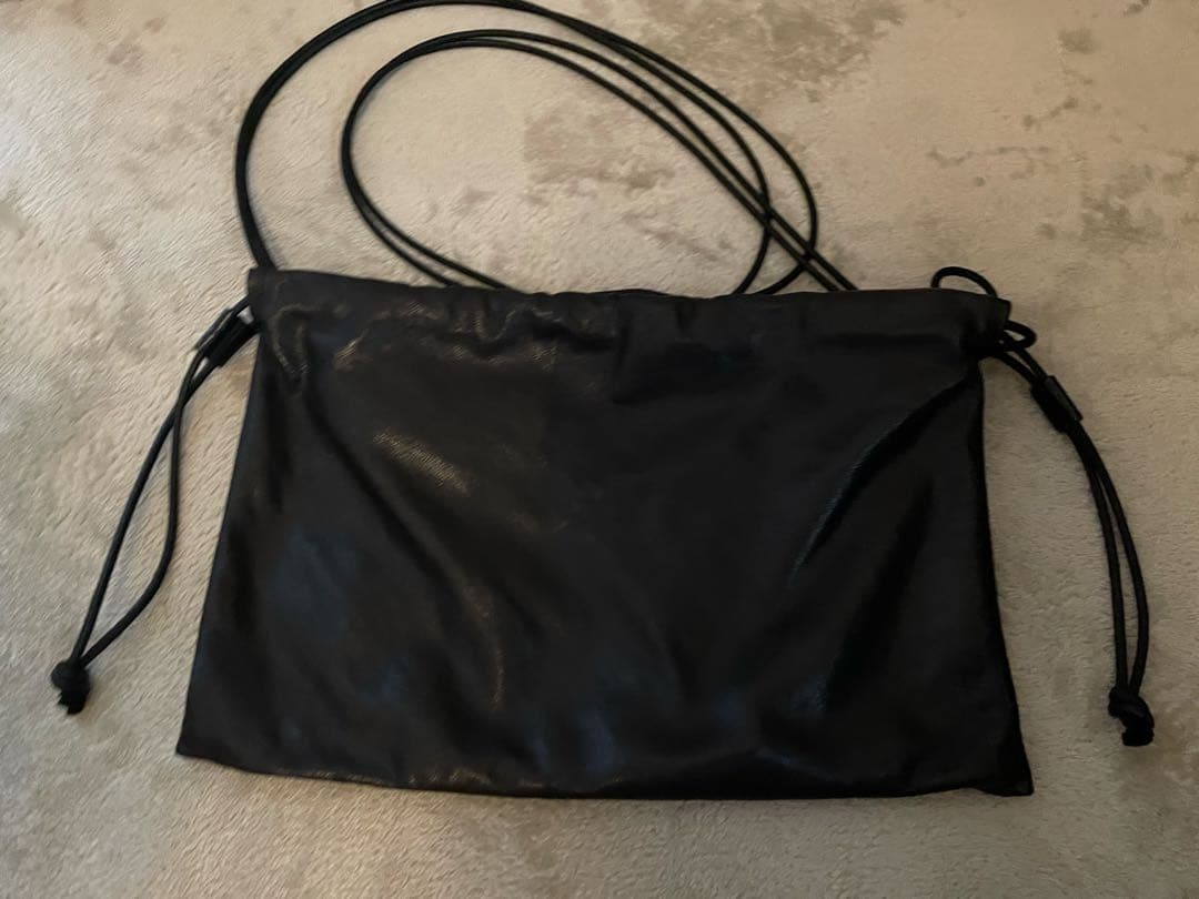 plage les Tendre leather clutch バック