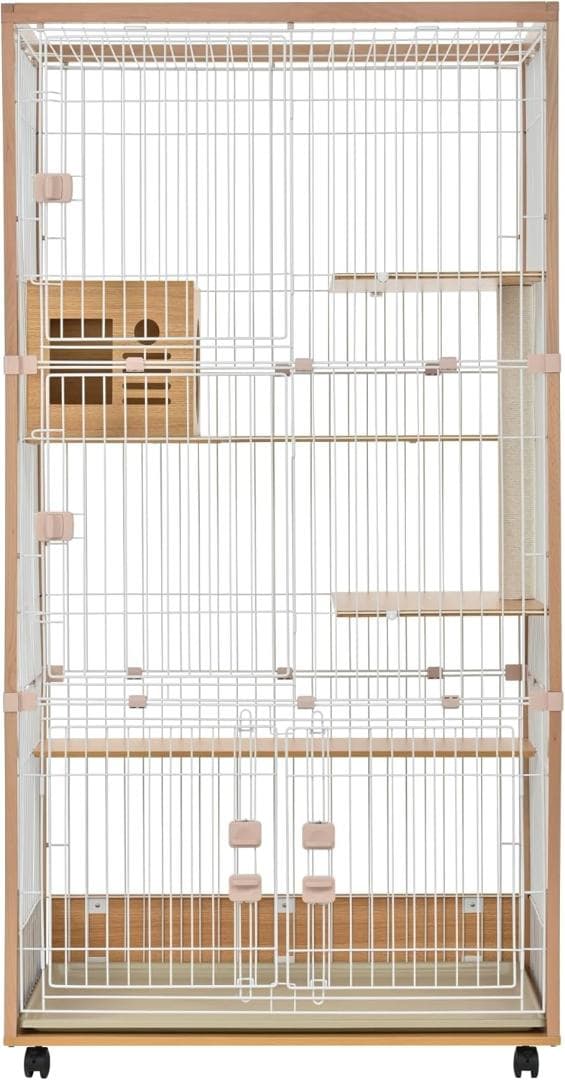 【34％引き】MOTASAN キャットケージ ワイド 96x58.5x186cm