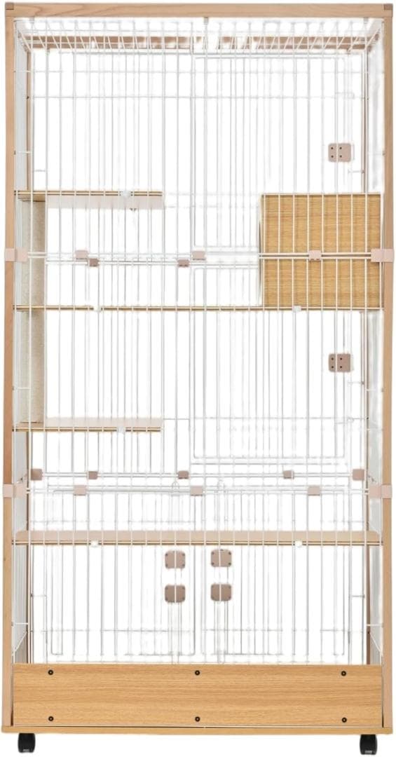 【34％引き】MOTASAN キャットケージ ワイド 96x58.5x186cm