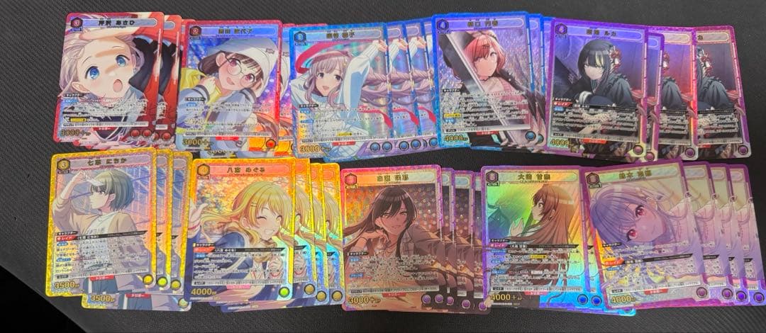 ユニオンアリーナ　シャニマス　PcSR以下4コン　紫　赤　黄　青　コメティック