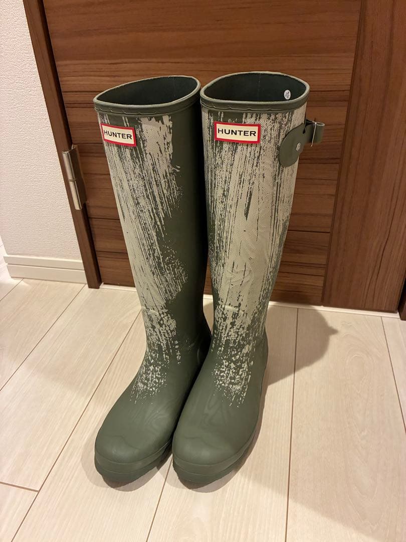 HUNTER 長靴 オリーブグリーン
