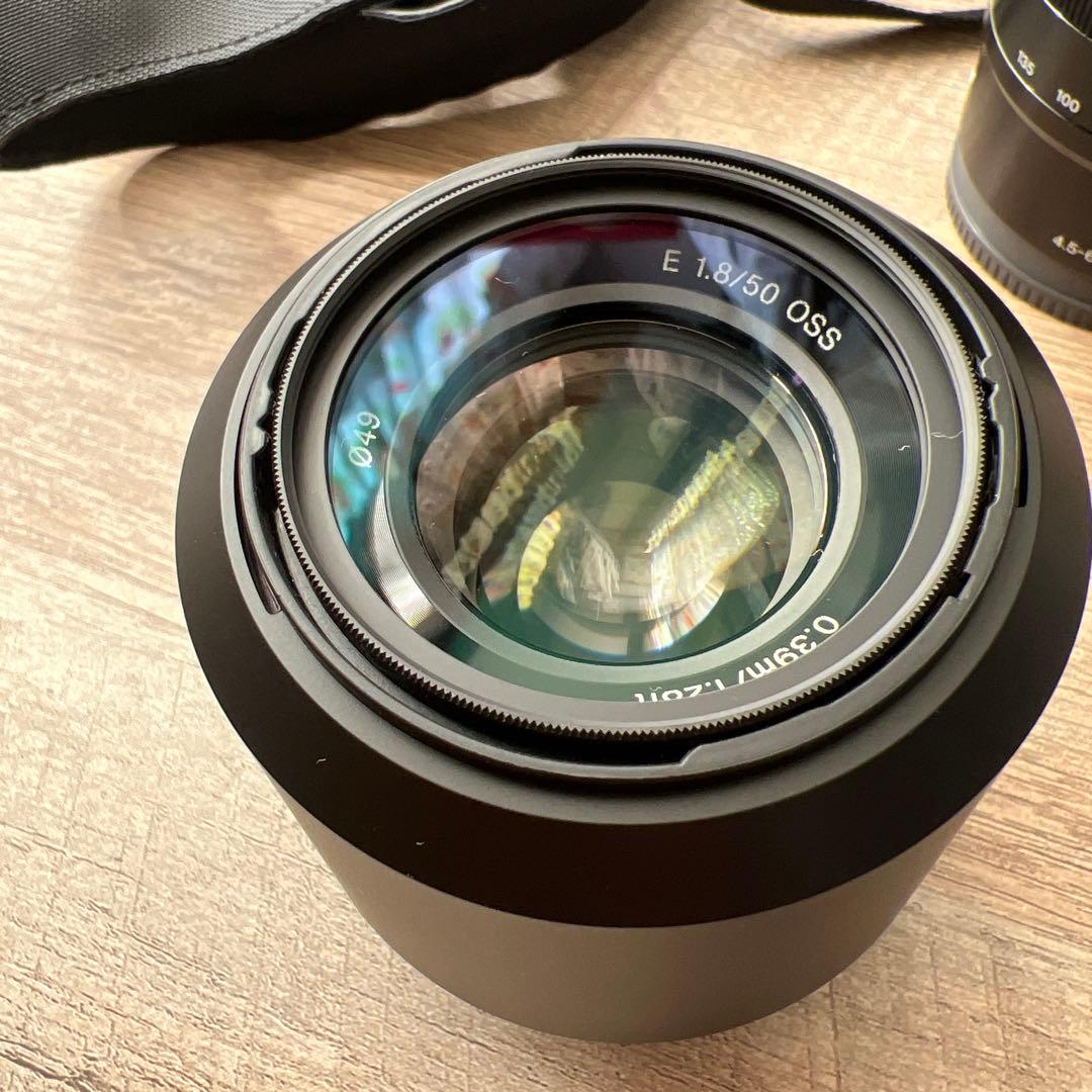 ソニーアルファ6400中古カメラ　レンズ2個セット