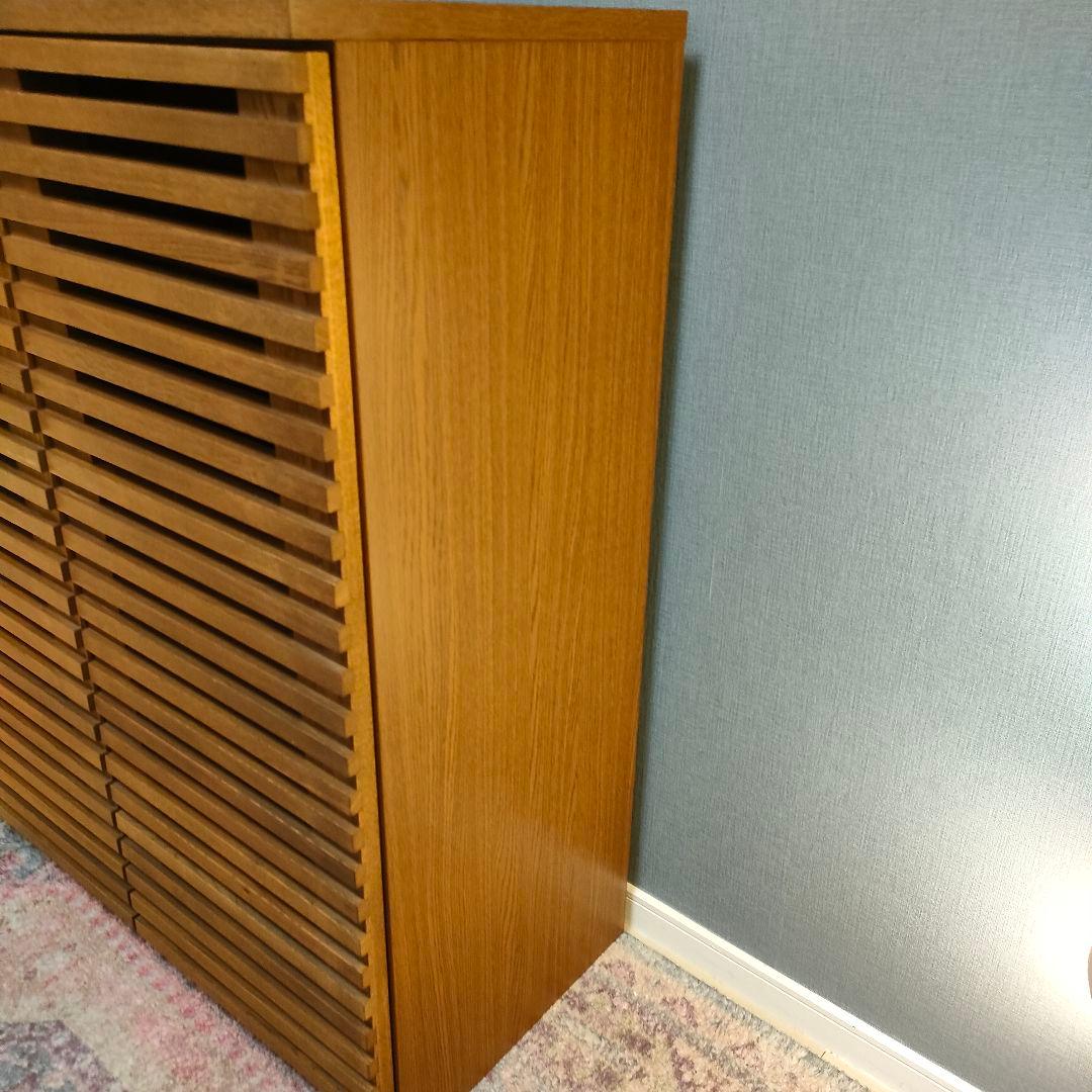 【廃盤希少】unico LIJN レイン キャビネット 北欧風 ナチュラル