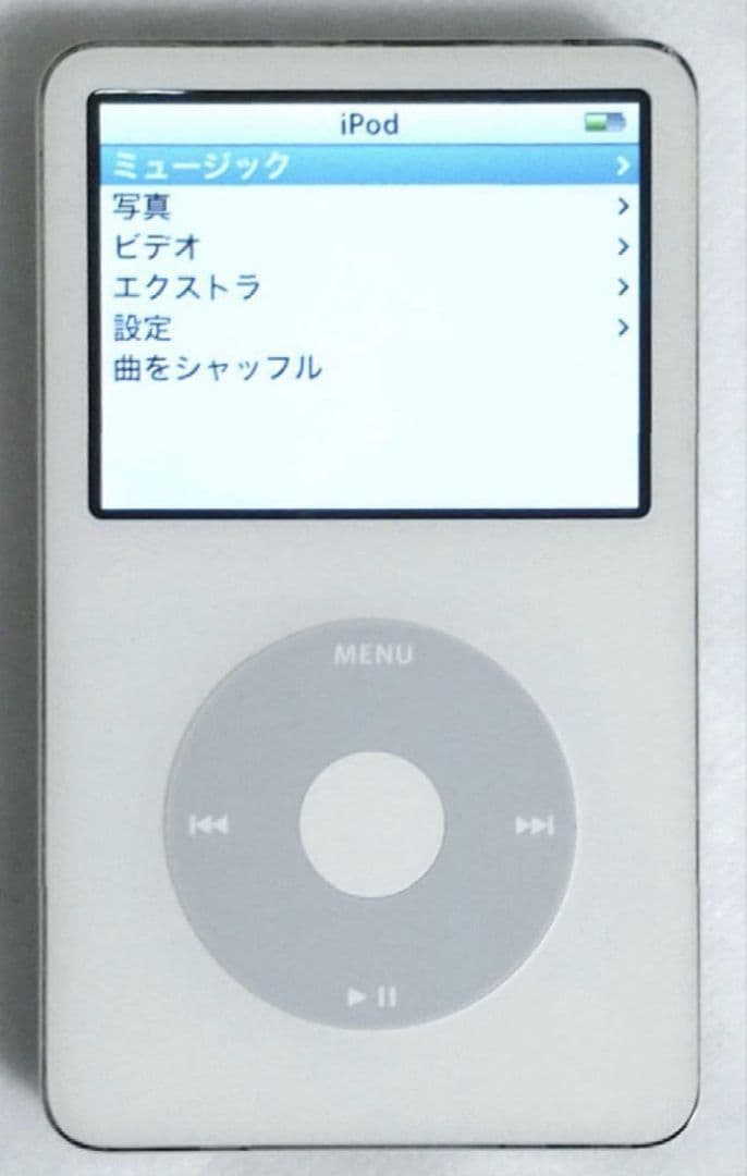 [美品] Apple iPod 第5世代 A1136 60GB ホワイト