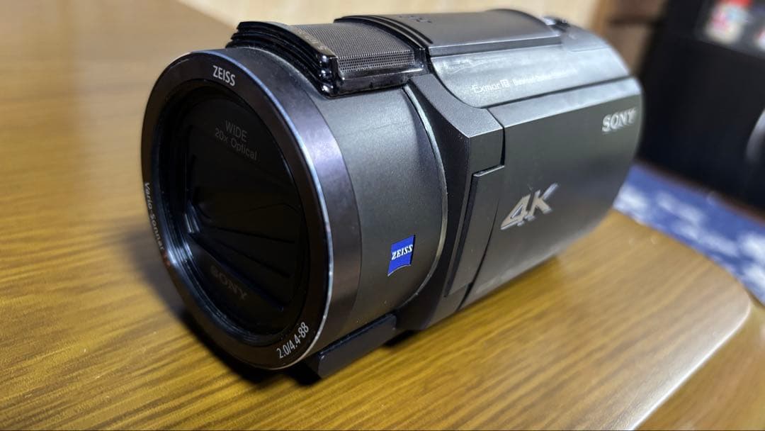 SONY FDR-AX45 ビデオカメラ(ジャンク)＋マイクECM-GZ1M