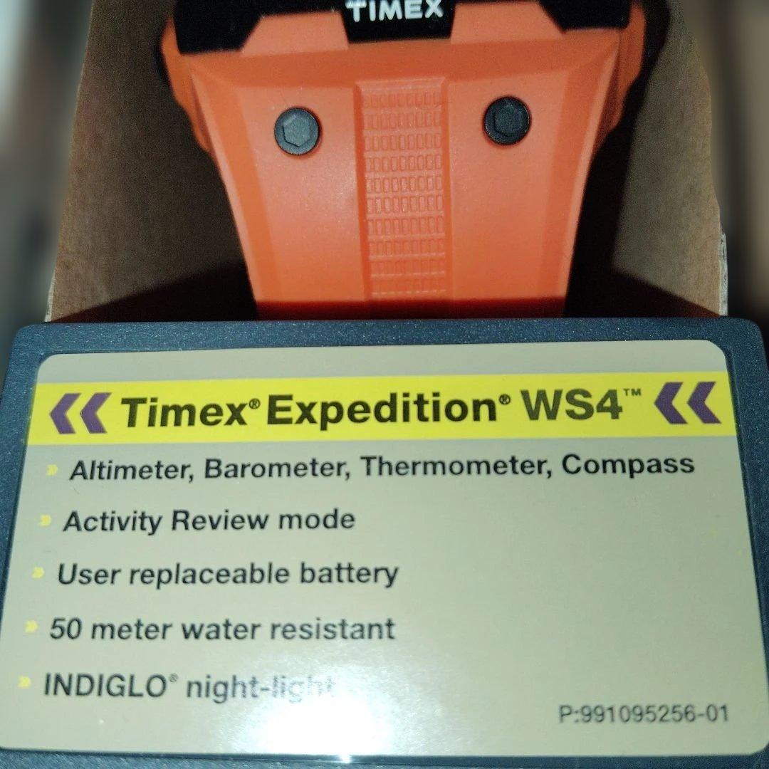 TIMEX デジタル腕時計 オレンジTIMEX Expedition WS4TM
