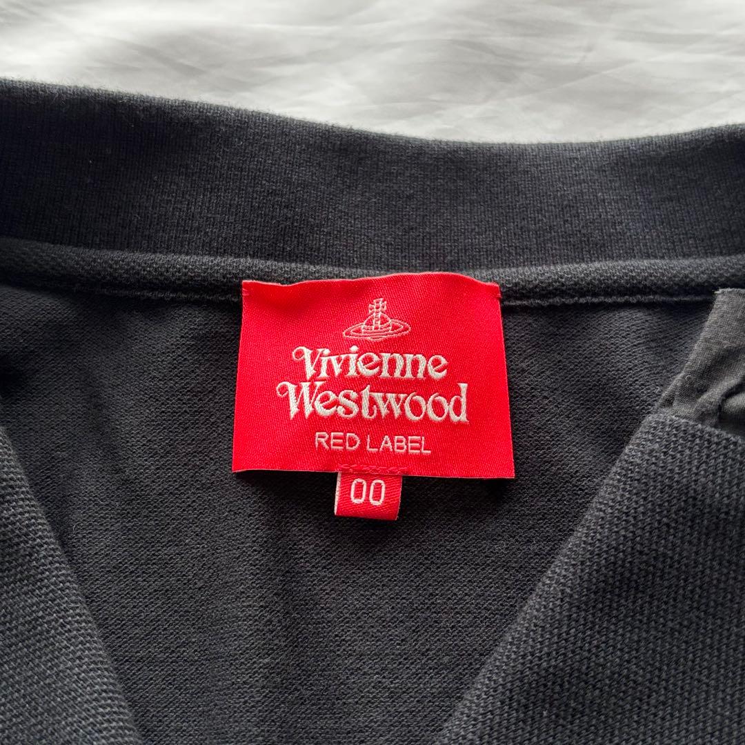 【極美品　希少】ヴィヴィアンウエストウッド　ラブフリルポロ　オーブ刺繍　半袖