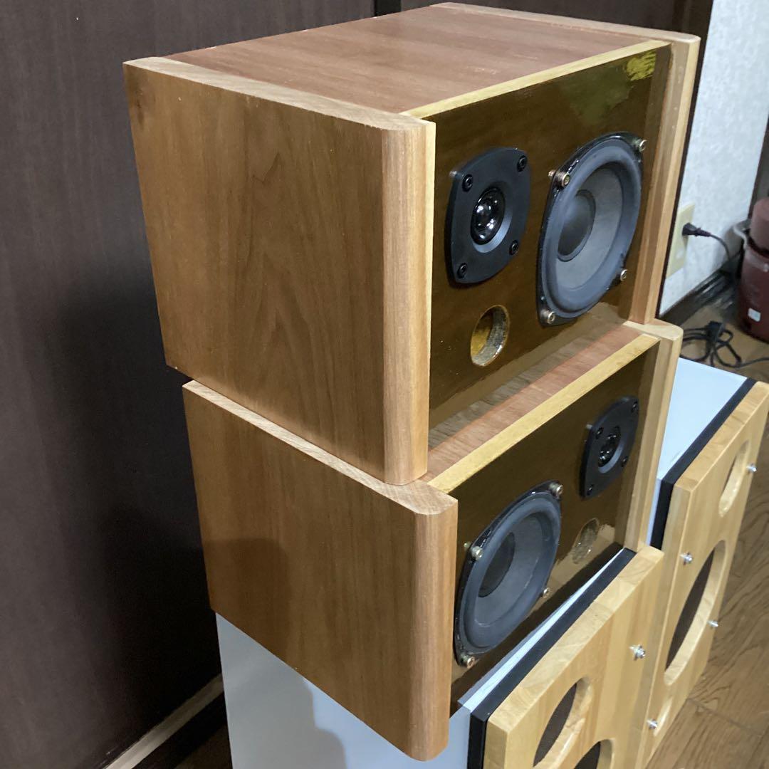 10㎝2way自作スピーカー　ネット付ければボーズ121ライク