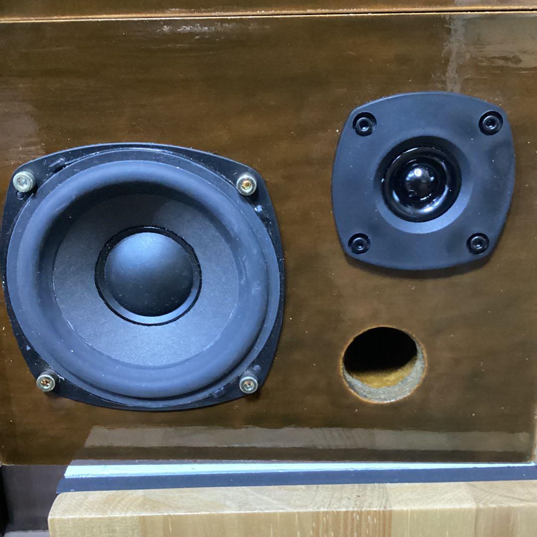 10㎝2way自作スピーカー　ネット付ければボーズ121ライク