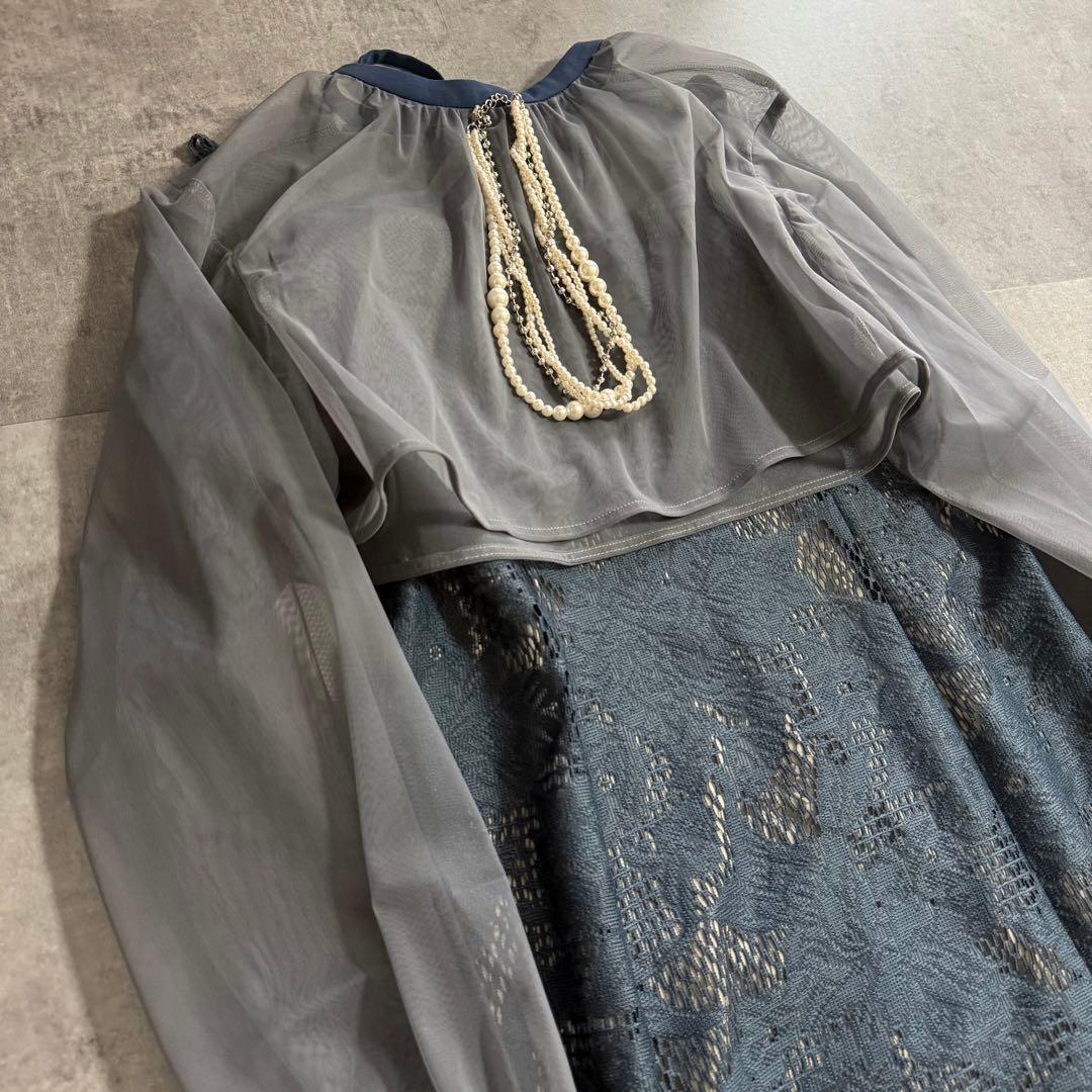 etoll. 3WAY チュールボレロ レース キャミワンピース オケージョン