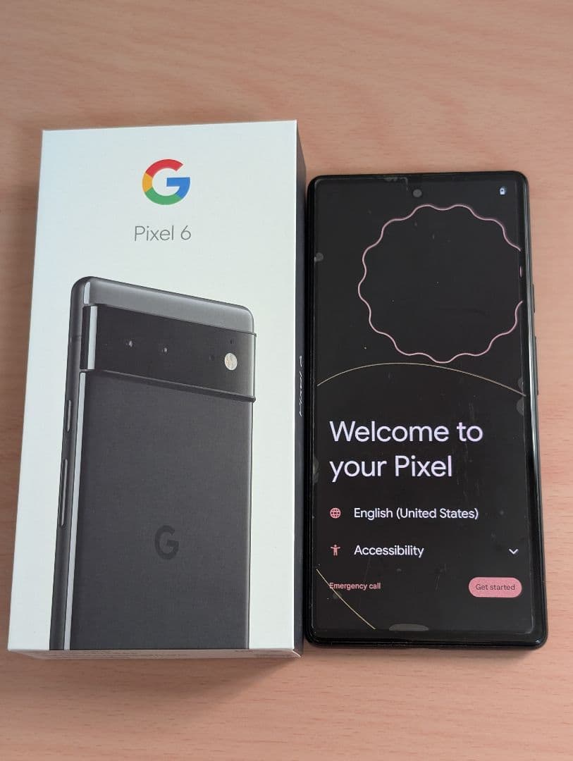 Google Pixel 6 Stormy Black 128GB【付属品完備】