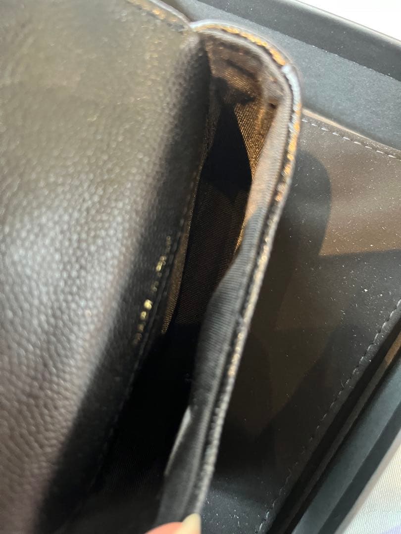 シャネル　フラップ　ケース　カードケース　ミニチェーンウォレット