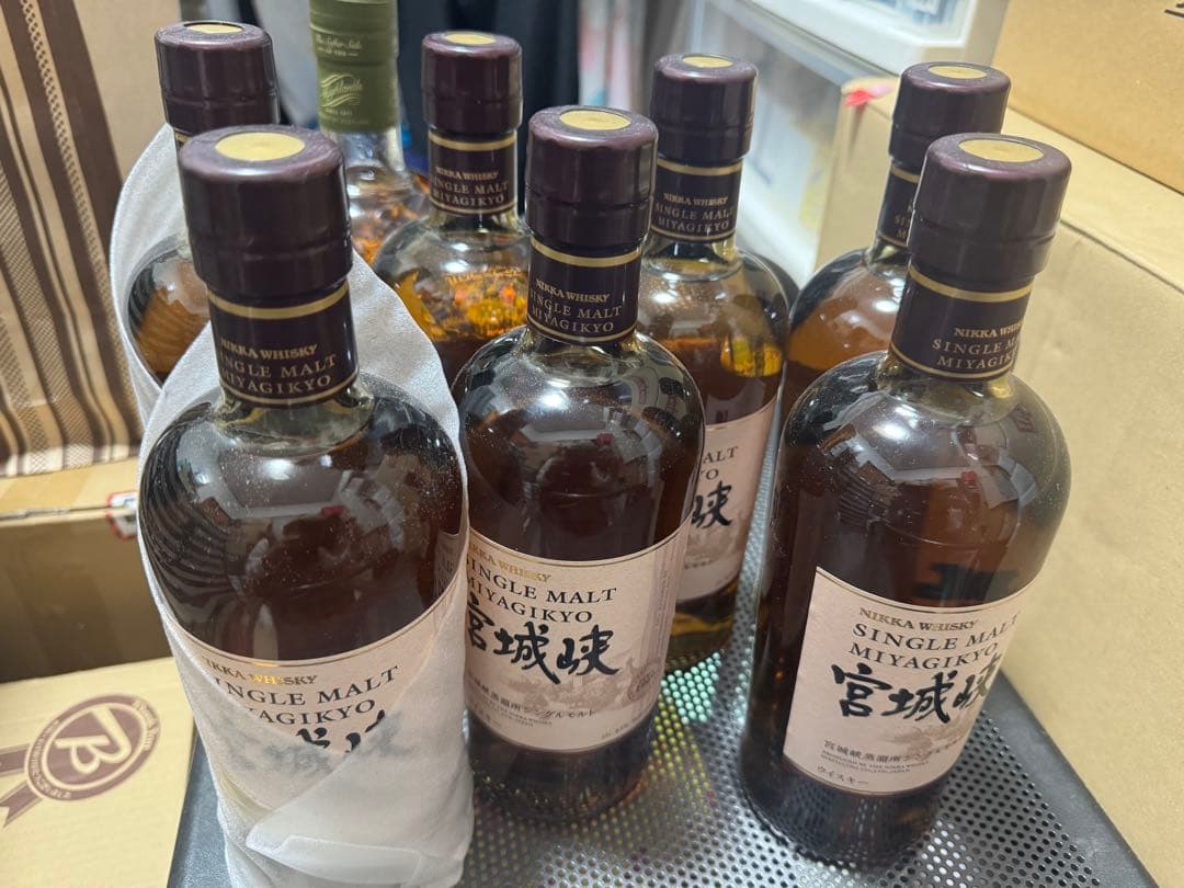 【正規品】ニッカウヰスキー シングルモルト 宮城峡 700ml 箱無し 未開封