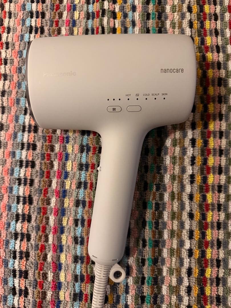24年製 Panasonic EH-NA0J ナノケア ヘアドライヤー グレー
